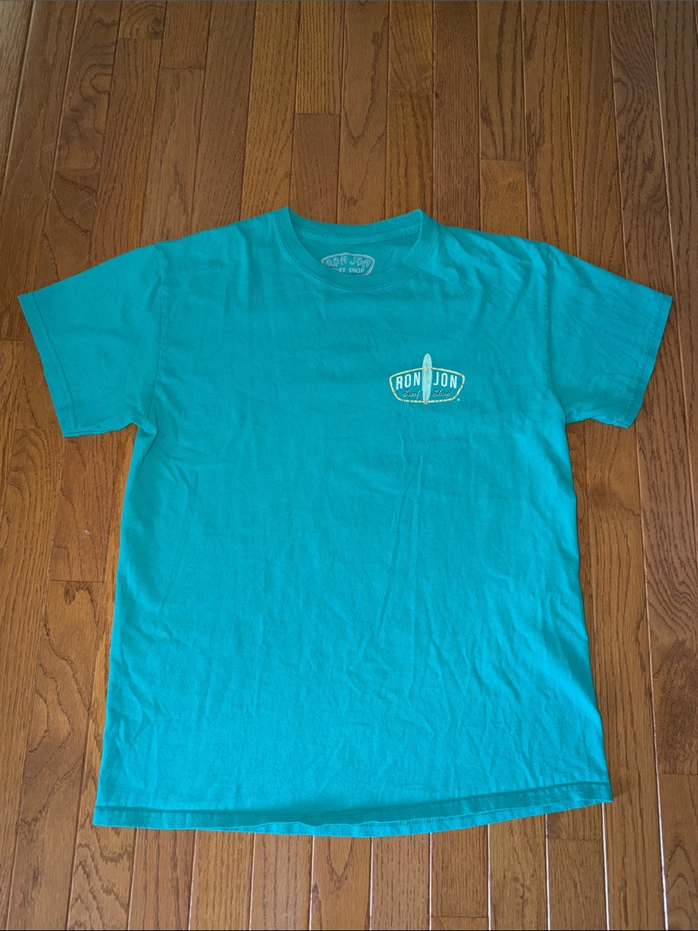 Ron Jon Teal Short Sleeve Surf Logo Tee